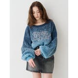 ロゴシャギーニットトップス | EVRIS | 詳細画像4 