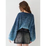 ロゴシャギーニットトップス | EVRIS | 詳細画像6 