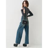 オープンアームラメチャームニットトップス | EVRIS | 詳細画像18 