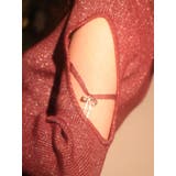 オープンアームラメチャームニットトップス | EVRIS | 詳細画像2 