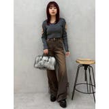 オープンアームラメチャームニットトップス | EVRIS | 詳細画像25 