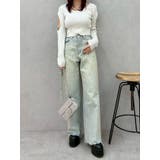 オープンアームラメチャームニットトップス | EVRIS | 詳細画像31 