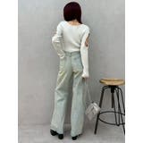 オープンアームラメチャームニットトップス | EVRIS | 詳細画像33 