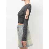 オープンアームラメチャームニットトップス | EVRIS | 詳細画像41 