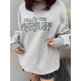 STARDUSTラインストーンBIGスウェットトップス | EVRIS | 詳細画像16