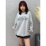 STARDUSTラインストーンBIGスウェットトップス | EVRIS | 詳細画像17