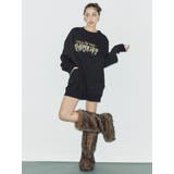 STARDUSTラインストーンBIGスウェットトップス | EVRIS | 詳細画像7