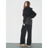 デニムワンポイントバルーンショートフーディ【セットアップ着用可能】 | EVRIS | 詳細画像12 