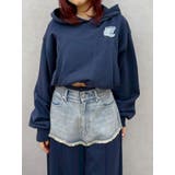 デニムワンポイントバルーンショートフーディ【セットアップ着用可能】 | EVRIS | 詳細画像16 