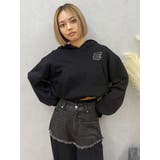 デニムワンポイントバルーンショートフーディ【セットアップ着用可能】 | EVRIS | 詳細画像28 