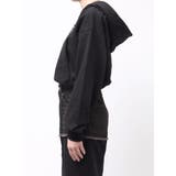 デニムワンポイントバルーンショートフーディ【セットアップ着用可能】 | EVRIS | 詳細画像33 