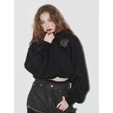 デニムワンポイントバルーンショートフーディ【セットアップ着用可能】 | EVRIS | 詳細画像9 