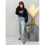 グラフィックショートスウェット | EVRIS | 詳細画像14 