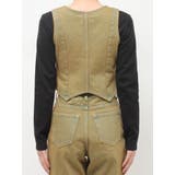 ヴィンテージライクデニムベスト【セットアップ着用可能】 | EVRIS | 詳細画像24