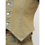 ヴィンテージライクデニムベスト【セットアップ着用可能】 | EVRIS | 詳細画像34 