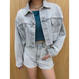 ヴィンテージライクカラーデニムブルゾン【セットアップ着用可能】 | EVRIS | 詳細画像15 