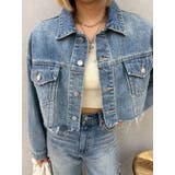 ヴィンテージライクカラーデニムブルゾン【セットアップ着用可能】 | EVRIS | 詳細画像21 