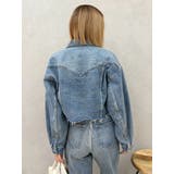 ヴィンテージライクカラーデニムブルゾン【セットアップ着用可能】 | EVRIS | 詳細画像24 