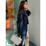 ヴィンテージライクカラーデニムブルゾン【セットアップ着用可能】 | EVRIS | 詳細画像39 