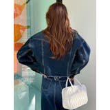 ヴィンテージライクカラーデニムブルゾン【セットアップ着用可能】 | EVRIS | 詳細画像40 