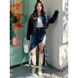 ヴィンテージライクカラーデニムブルゾン【セットアップ着用可能】 | EVRIS | 詳細画像41 