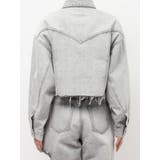 ヴィンテージライクカラーデニムブルゾン【セットアップ着用可能】 | EVRIS | 詳細画像44 