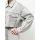 ヴィンテージライクカラーデニムブルゾン【セットアップ着用可能】 | EVRIS | 詳細画像46 