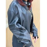 エンブレムドッキングバイカーブルゾン【セットアップ着用可能】 | EVRIS | 詳細画像24 