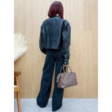 エンブレムドッキングバイカーブルゾン【セットアップ着用可能】 | EVRIS | 詳細画像28 