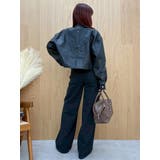 エンブレムドッキングバイカーブルゾン【セットアップ着用可能】 | EVRIS | 詳細画像29 