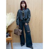 エンブレムドッキングバイカーブルゾン【セットアップ着用可能】 | EVRIS | 詳細画像30 