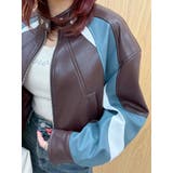 エンブレムドッキングバイカーブルゾン【セットアップ着用可能】 | EVRIS | 詳細画像34 