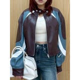 エンブレムドッキングバイカーブルゾン【セットアップ着用可能】 | EVRIS | 詳細画像35 