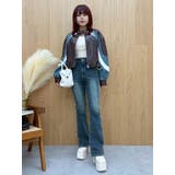 エンブレムドッキングバイカーブルゾン【セットアップ着用可能】 | EVRIS | 詳細画像38 