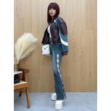 エンブレムドッキングバイカーブルゾン【セットアップ着用可能】 | EVRIS | 詳細画像39 