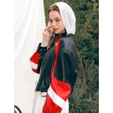 エンブレムドッキングバイカーブルゾン【セットアップ着用可能】 | EVRIS | 詳細画像4 