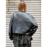 ブラック | エンブレムドッキングバイカーブルゾン【セットアップ着用可能】 | EVRIS