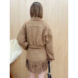 フェイクスウェードボリュームショートブルゾン【セットアップ着用可能】 | EVRIS | 詳細画像10