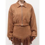 フェイクスウェードボリュームショートブルゾン【セットアップ着用可能】 | EVRIS | 詳細画像24