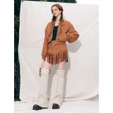 フェイクスウェードボリュームショートブルゾン【セットアップ着用可能】 | EVRIS | 詳細画像4