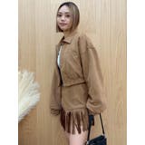 フェイクスウェードボリュームショートブルゾン【セットアップ着用可能】 | EVRIS | 詳細画像9