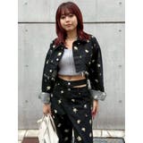 Embroideryデニムブルゾン【セットアップ着用可能】 | EVRIS | 詳細画像15 