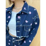Embroideryデニムブルゾン【セットアップ着用可能】 | EVRIS | 詳細画像27 