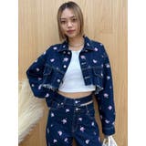 Embroideryデニムブルゾン【セットアップ着用可能】 | EVRIS | 詳細画像29 