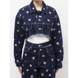 Embroideryデニムブルゾン【セットアップ着用可能】 | EVRIS | 詳細画像38 