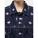 Embroideryデニムブルゾン【セットアップ着用可能】 | EVRIS | 詳細画像41 