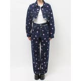 Embroideryデニムブルゾン【セットアップ着用可能】 | EVRIS | 詳細画像46 