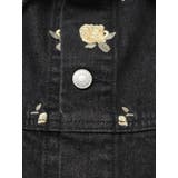 Embroideryデニムブルゾン【セットアップ着用可能】 | EVRIS | 詳細画像47 
