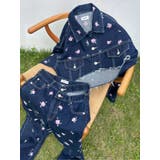 Embroideryデニムブルゾン【セットアップ着用可能】 | EVRIS | 詳細画像7 