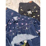 Embroideryデニムブルゾン【セットアップ着用可能】 | EVRIS | 詳細画像8 